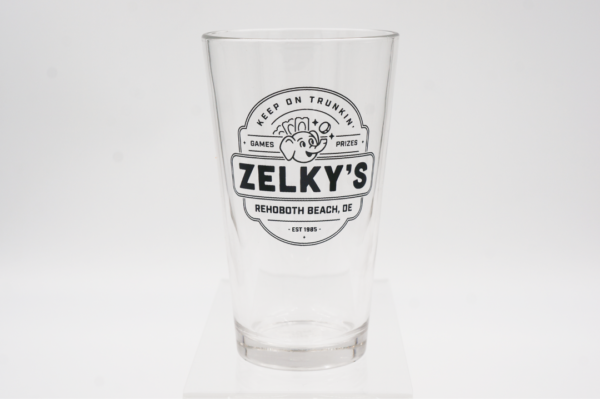 glassware pint glass printed