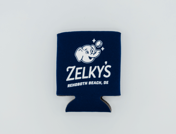 navy bright color colorful koozie can hugger cooler insulated full size