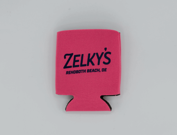 pink bright color colorful koozie can hugger cooler insulated full size