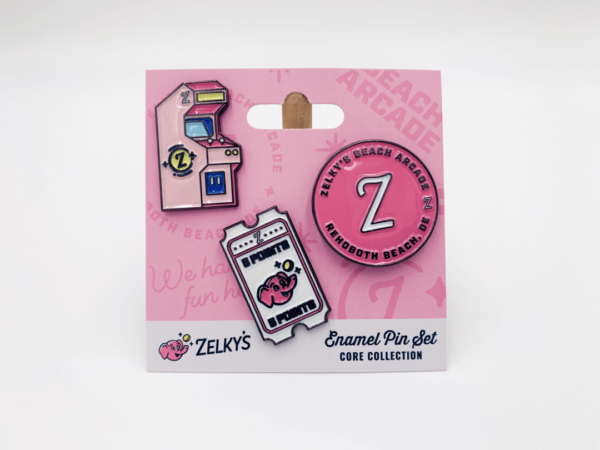 enamel pin accessory pack custom arcade metal detail