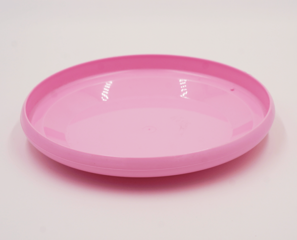 pink plastic athletic frisbee