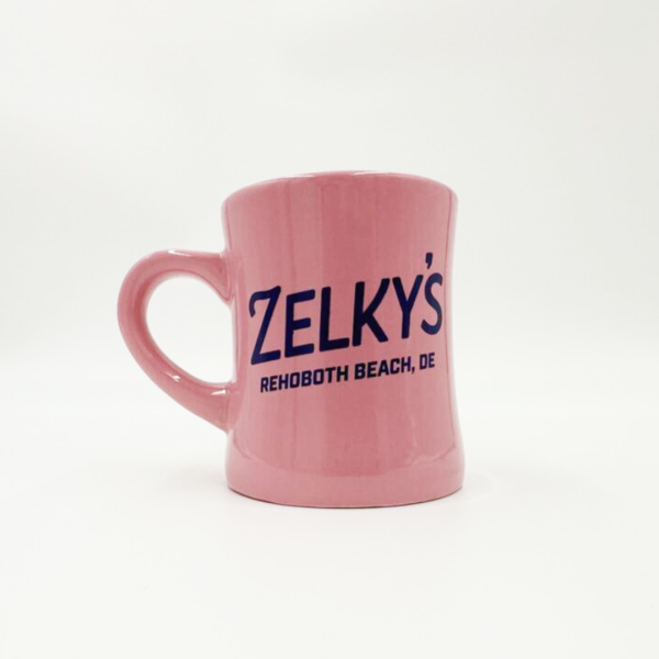 pink nostalgic diner ceramic mug drinkware